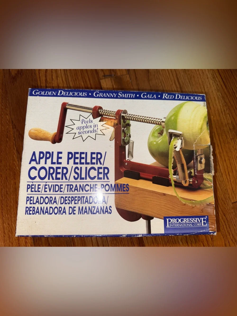Progressive International Apple Peeler/Corer/Slicer BRAND NEW IN BOX VTG
